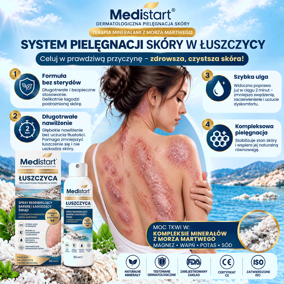 Medistart® Specjalistyczna Pielęgnacja Skóry z Łuszczycą
