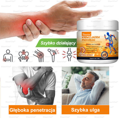 💚𝑺𝒕𝒂𝒘𝑽𝒊𝒕𝒂𝒍® Krem z jadem pszczelim na regenerację stawów 🏃‍♀️ (ekstrakt z pszczoły nowozelandzkiej – opracowany z myślą o osobach z problemami ze stawami i bólem stawów)