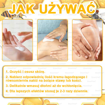 ✅ BSWELL® Krem z jadem pszczelim na regenerację stawów 🏃‍♀️ (ekstrakt z pszczoły nowozelandzkiej – opracowany z myślą o osobach z problemami ze stawami i bólem stawów)