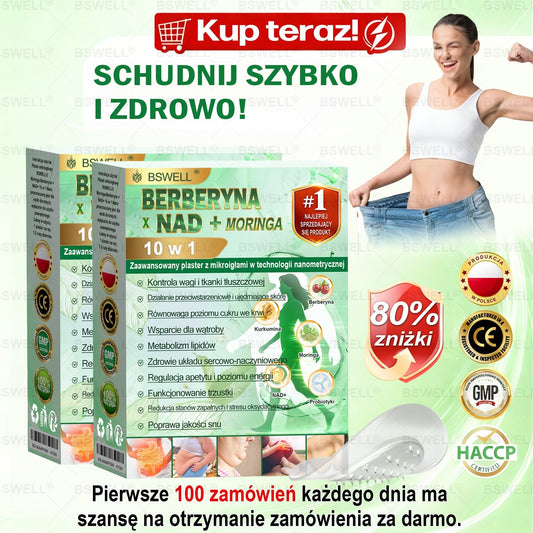 🔥 BSWELL® Nano mikroigłowy plaster wyszczuplający (Raz dziennie, efekty już po 28 dniach ✅ Wspiera odchudzanie, serce, cukrzycę, sen, jelita, stawy i więcej.
