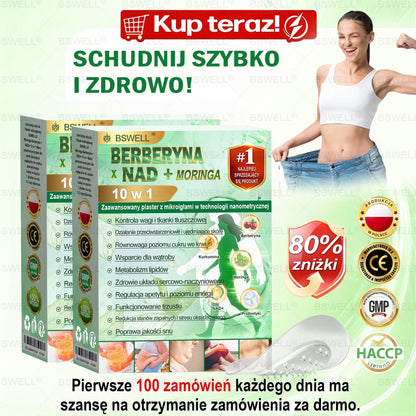 🍏 BSWELL® Nano mikroigłowy plaster wyszczuplający (Raz dziennie, efekty już po 28 dniach ✅ Wspiera odchudzanie, serce, cukrzycę, sen, jelita, stawy i więcej.