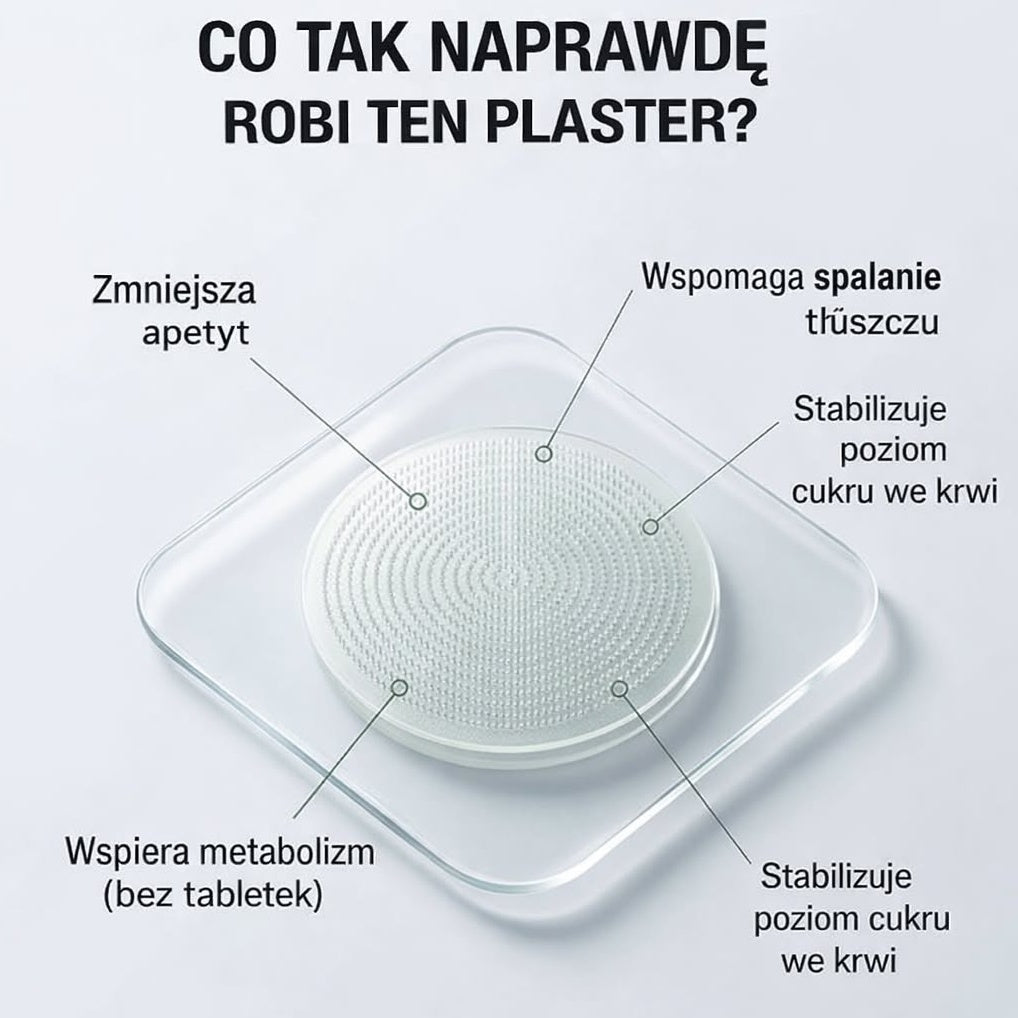 🍏 BSWELL® Nano mikroigłowy plaster wyszczuplający (Raz dziennie, efekty już po 28 dniach ✅ Wspiera odchudzanie, serce, cukrzycę, sen, jelita, stawy i więcej.